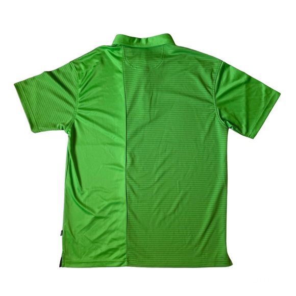 Men’s Loft 8 Dry Fit Athletic Golf Polo Shirt Green - Size Large - Picture 2 of 5